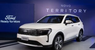 Novo Ford Territory 2025 exposto no Festival Interlagos com design renovado e faróis full-LED